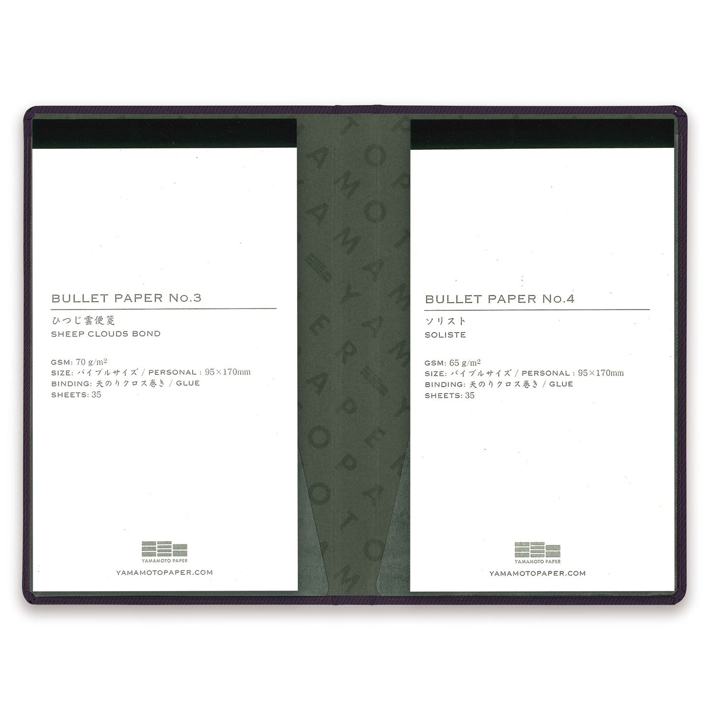 Bullet Jotter Writing Pad and Cover Set - Gabardine Royal blue