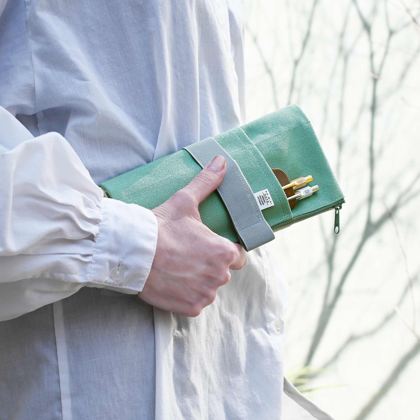 RO-BIKI Note Canvas Cover - Mint Green