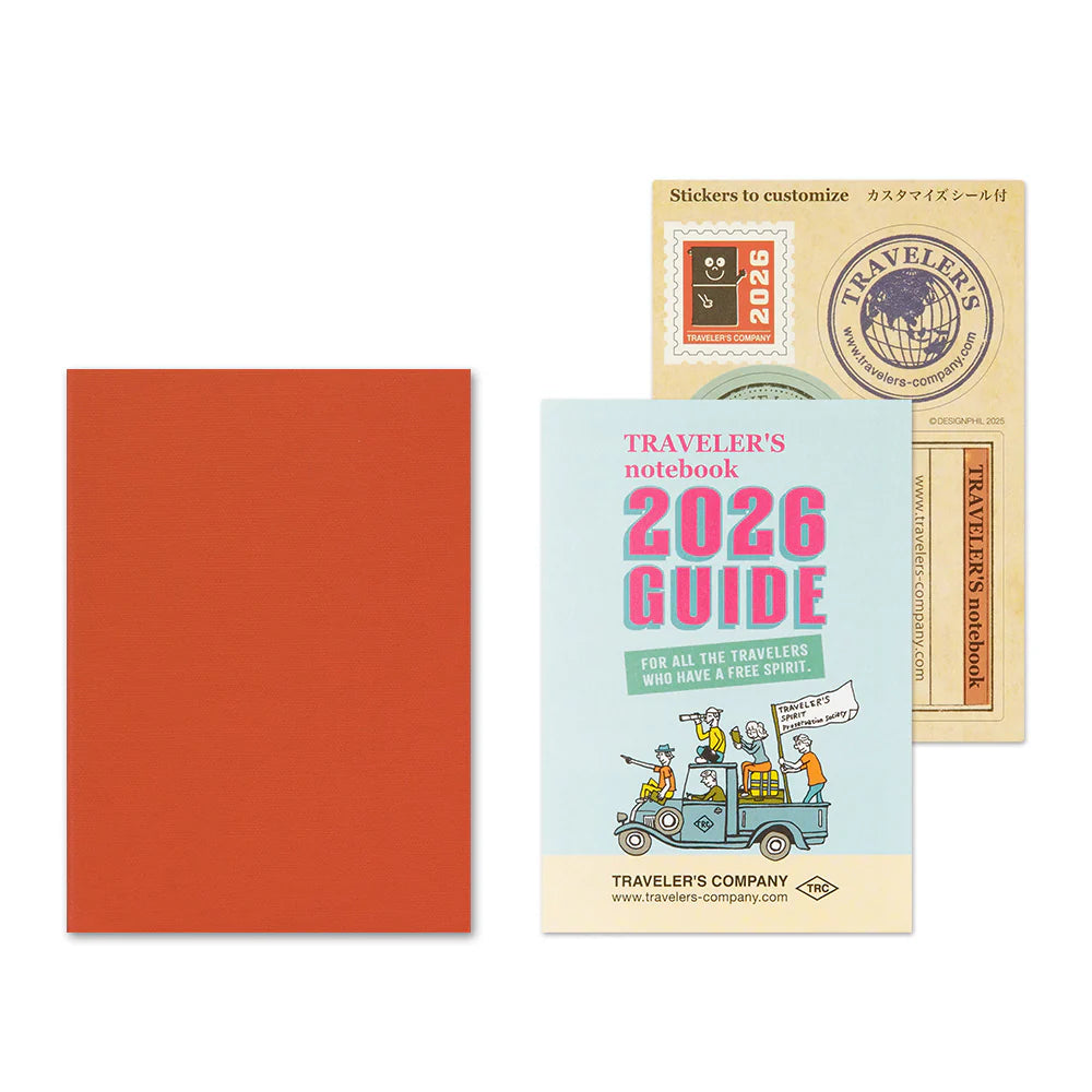 2026 Traveler's Notebook Diary Refill Monthly - Passport Size