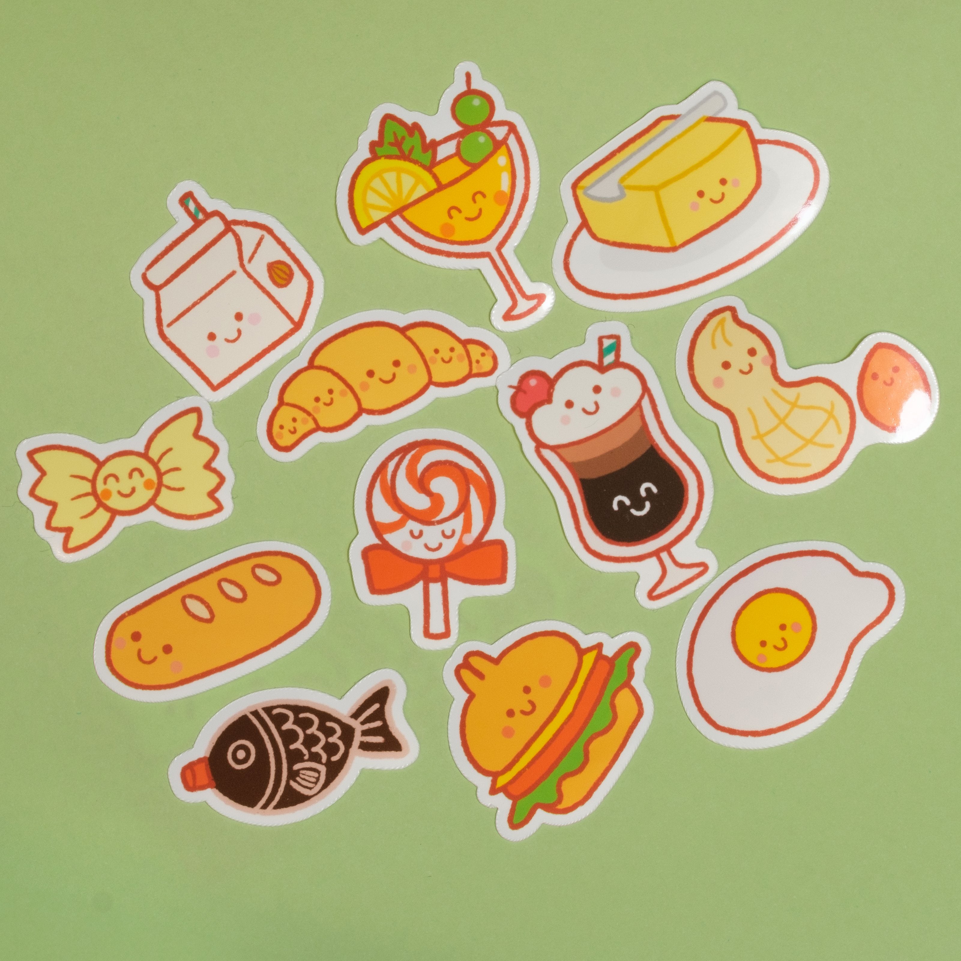 Sticker Enjoy Food Food Vinyl Sticker Pack – Soe & Soe