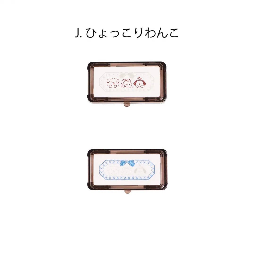 Hanko Deco Stamp Set - Hikkori Wanko