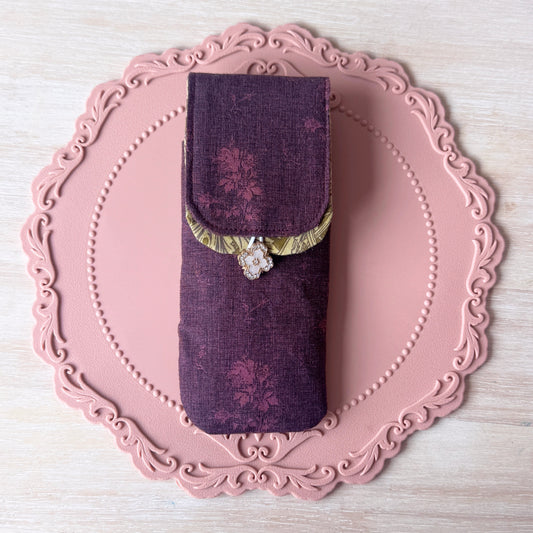 Handmade 3 Slot Dark Academia Pen Case