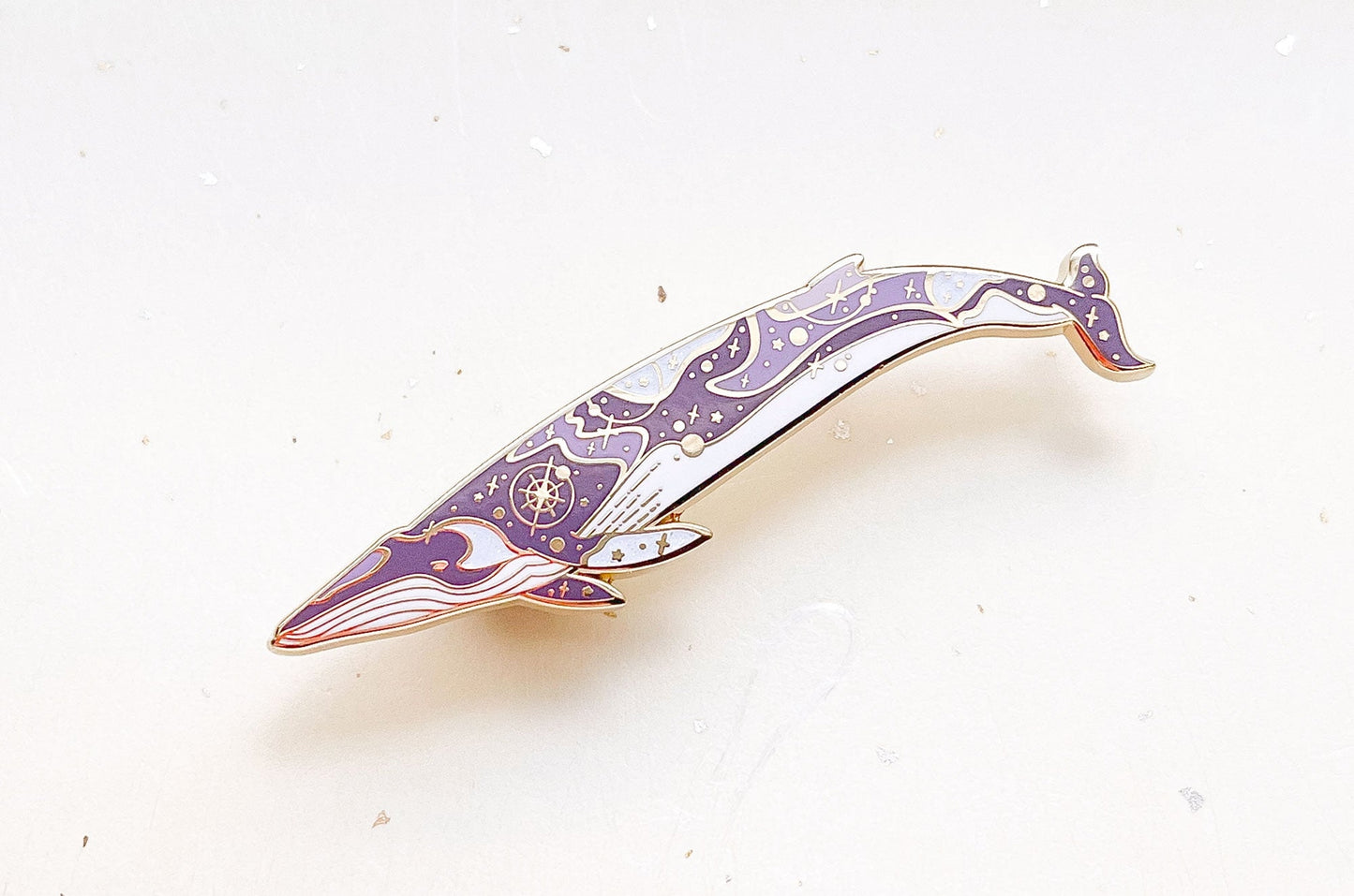 Halos Among the Stars Omura's Whale Enamel Pin