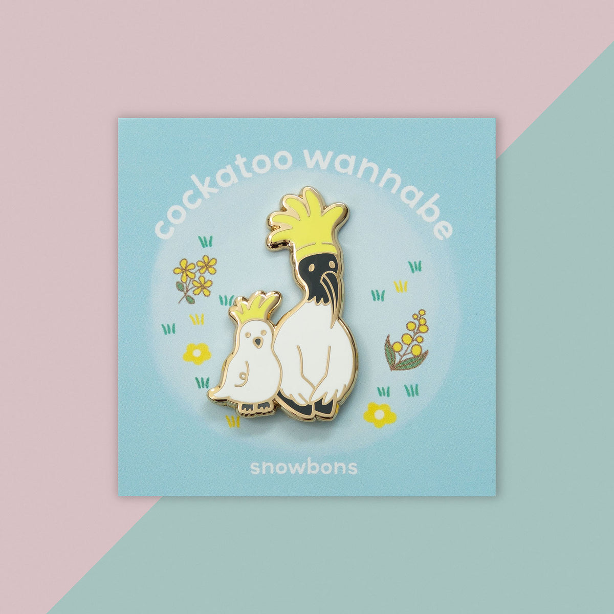 Cockatoo Wannabe Enamel Pin