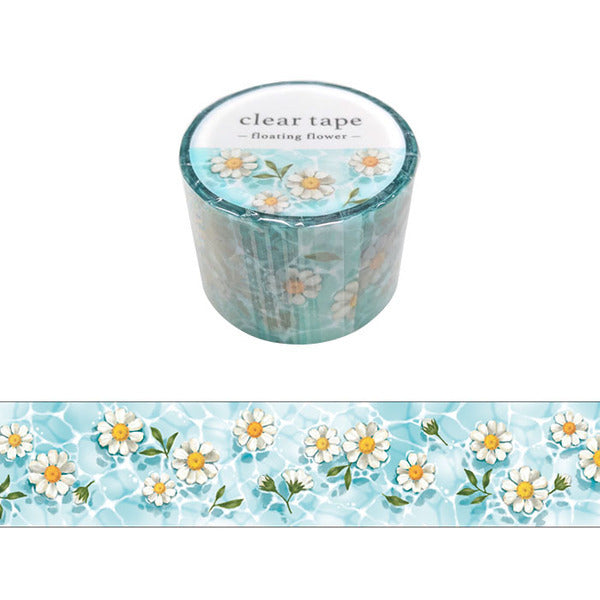 Floating Flower Clear Tape