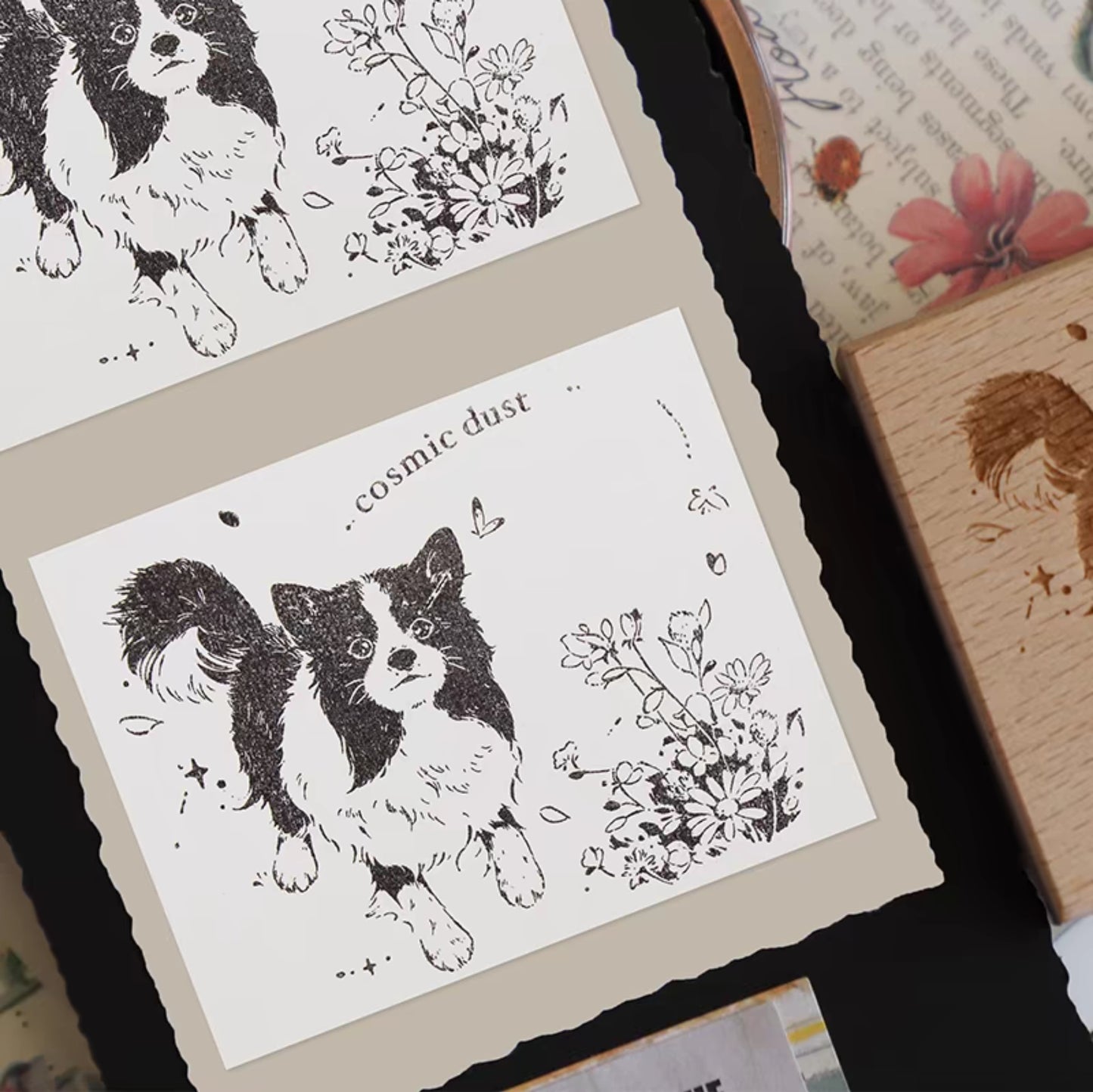 Border Collie Stamp