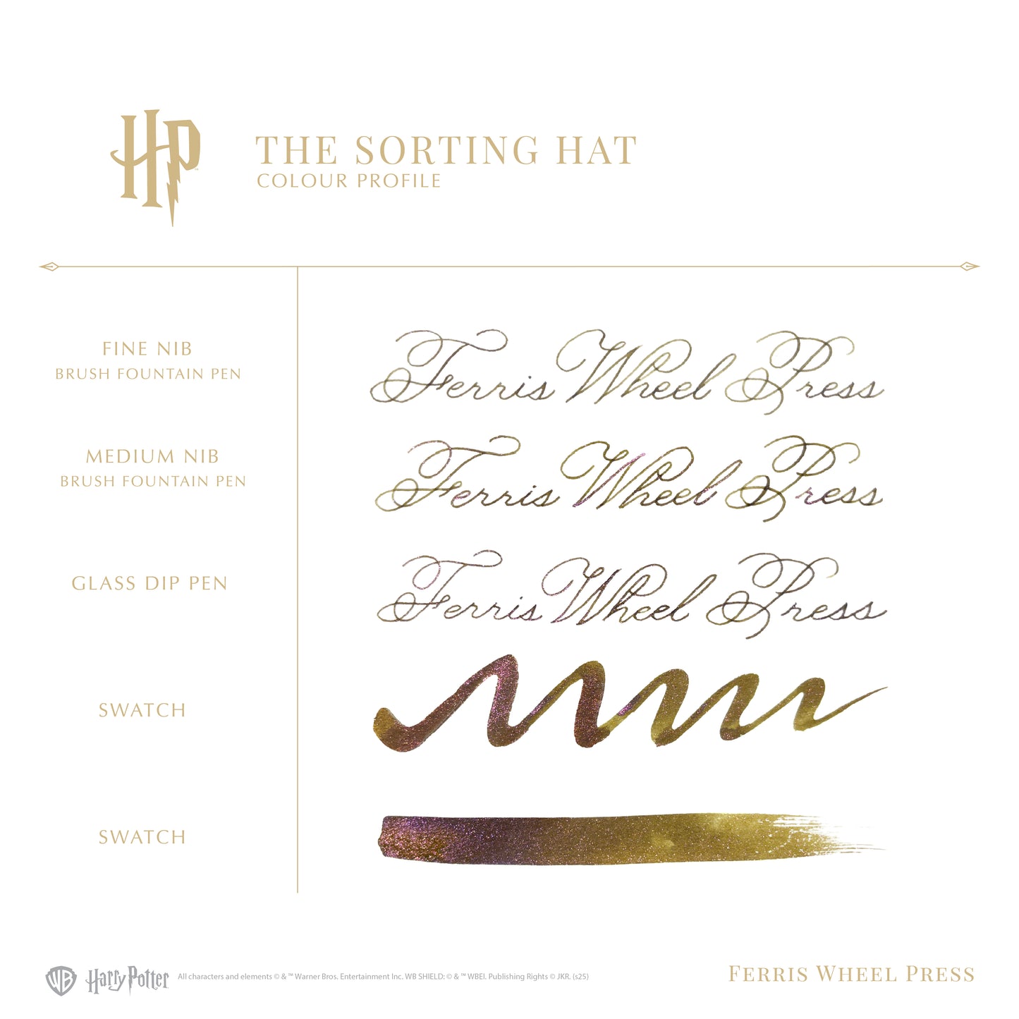 Farris Wheel Press Harry Potter The Sorting Hat Swatch2