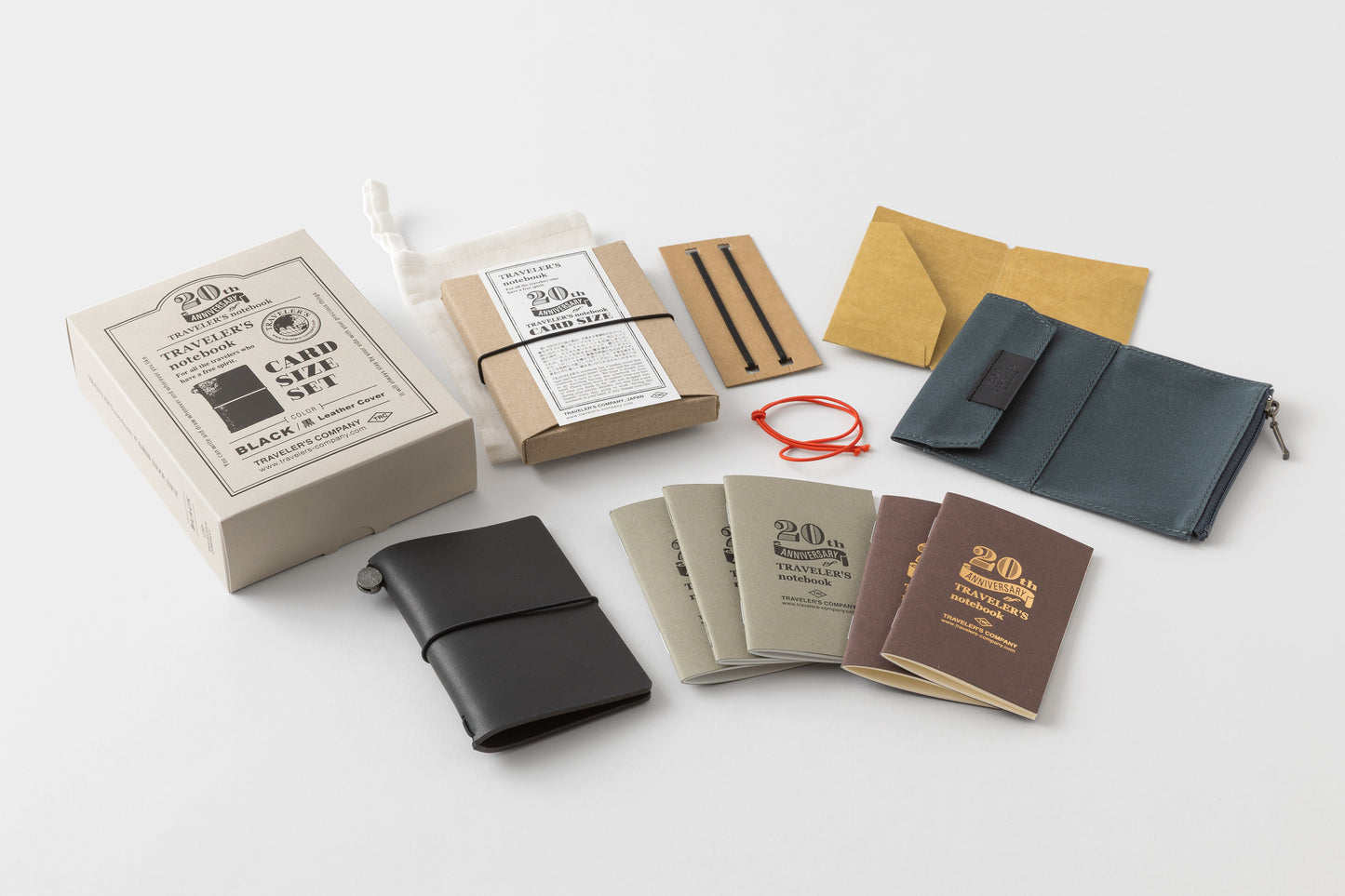 Traveler's Notebook Card Size 20th Anniversary Set