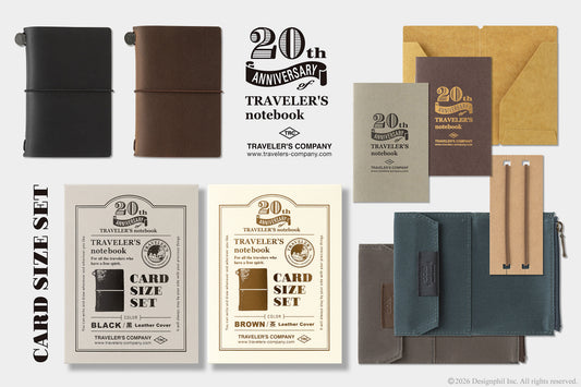 Traveler's Notebook Card Size 20th Anniversary Set