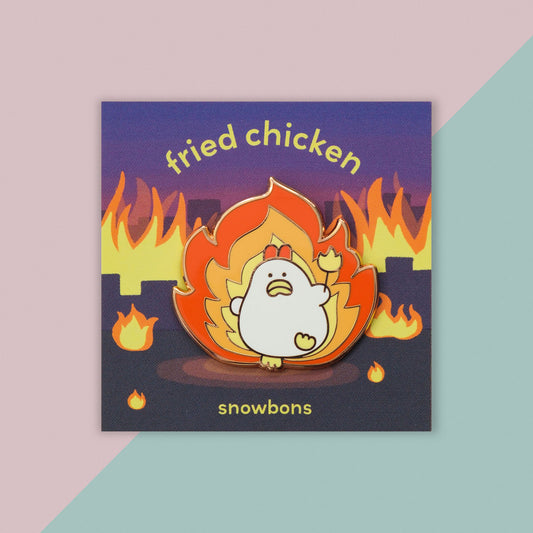 Fried Chicken Enamel Pin