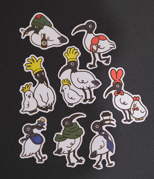 Bin Raids Wardrobe Sticker Pack