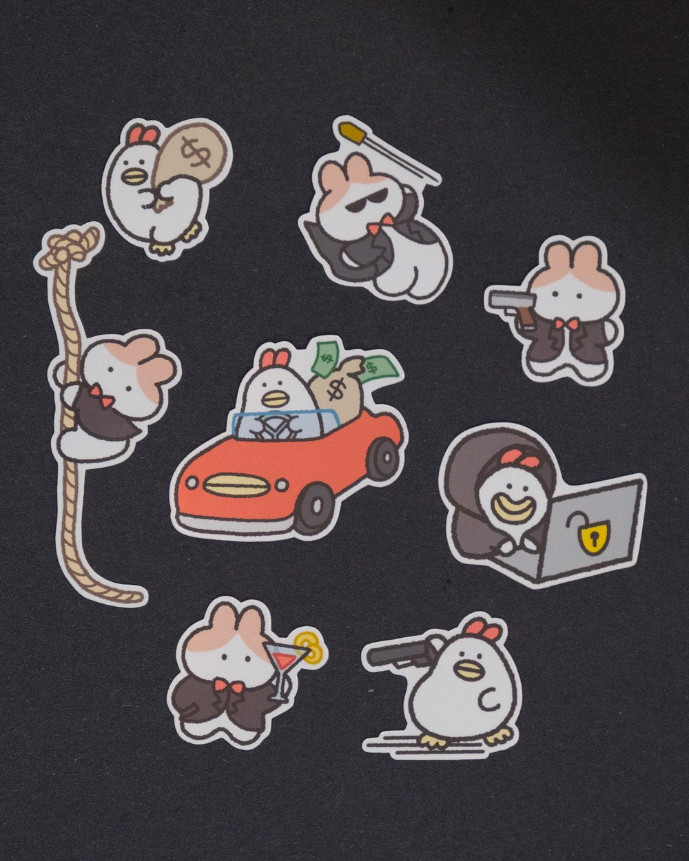 Operation Chicken Heist Sticker Pack