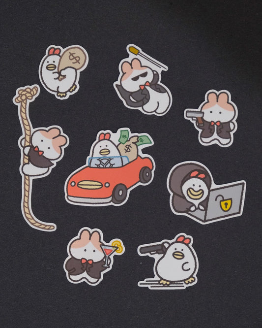 Operation Chicken Heist Sticker Pack