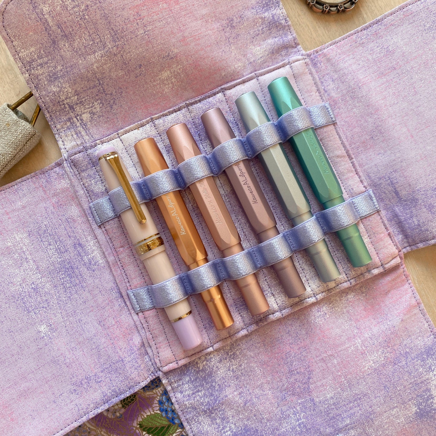 Handmade Endless Summer Hydrangeas Mini Pen Wrap