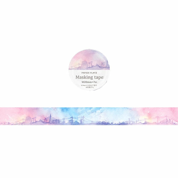 Papier Platz x AWA Washi Tape - Panoramic Dusk Sky