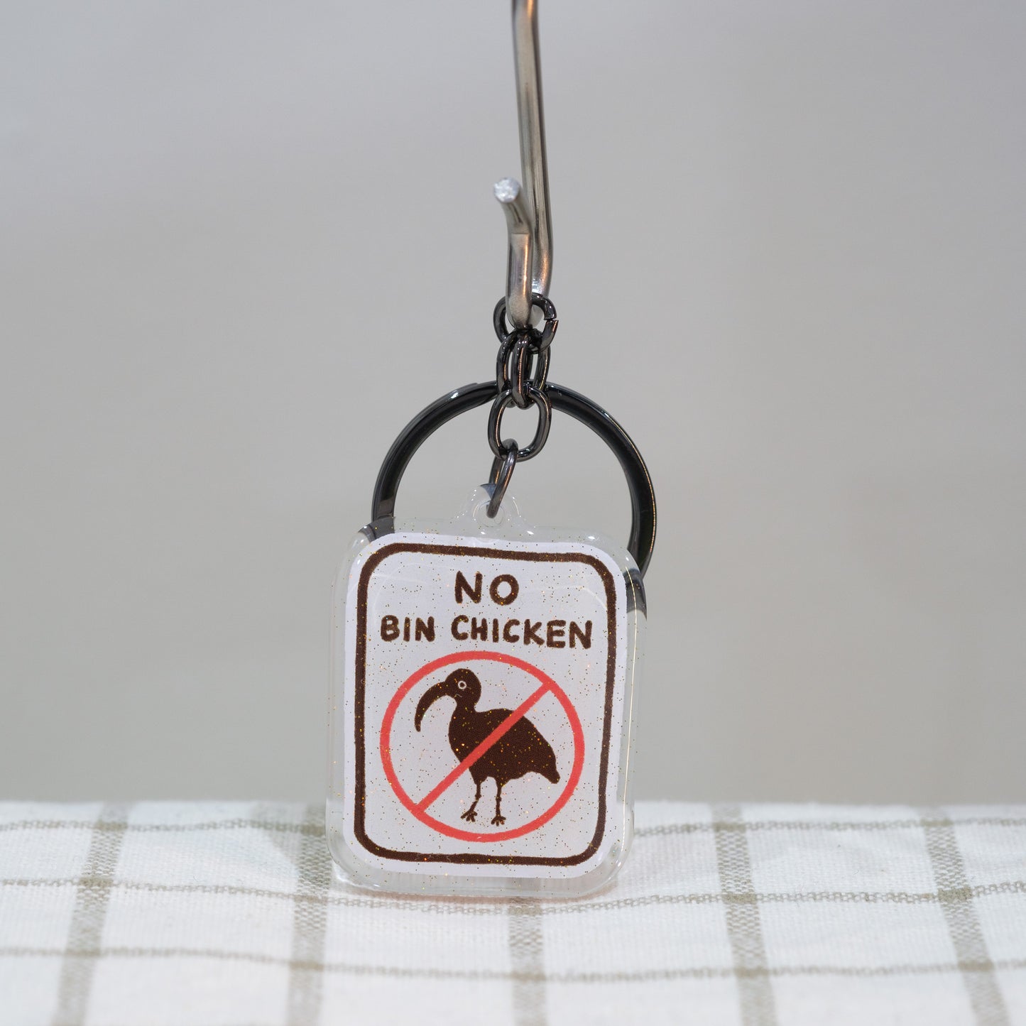 No Bin Chicken Keychain