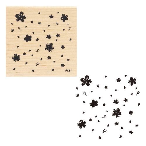 Floating Sakura Stamp