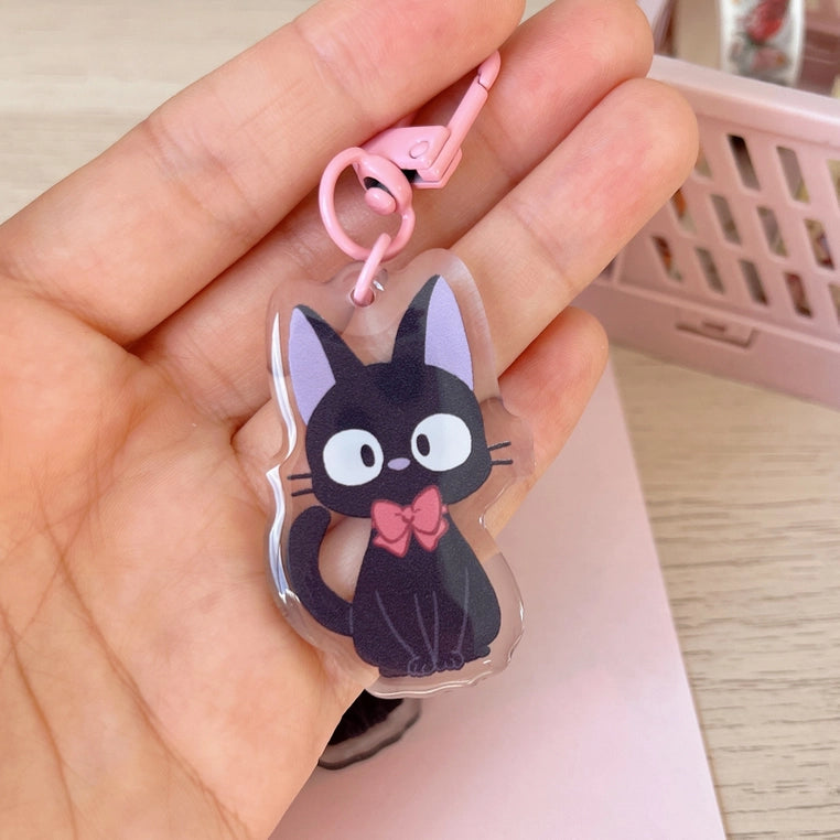 Studio Ghibli - Jiji Cat Keychain