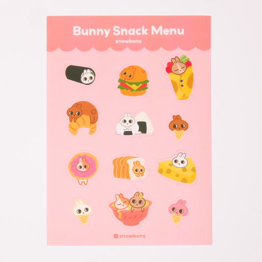 Bunny Bakery Sticker Sheet