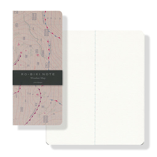 Ro-Biki Note Travel Notebook - Weather Map