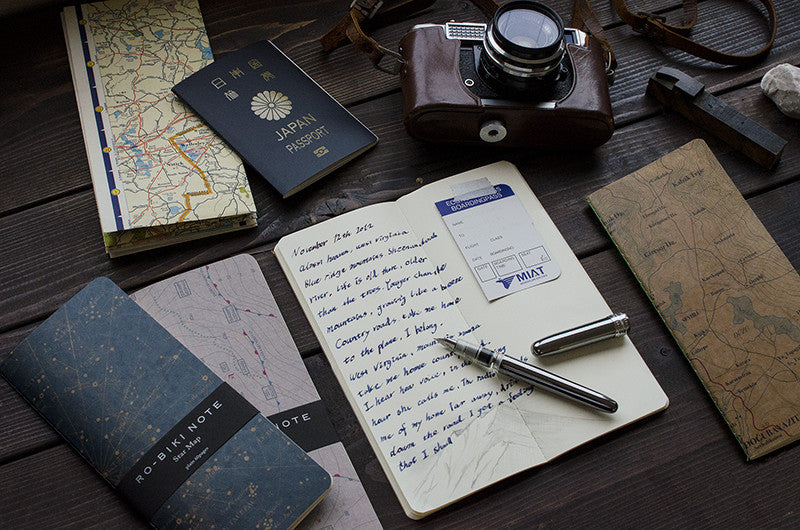 Ro-Biki Note Travel Notebook - Weather Map