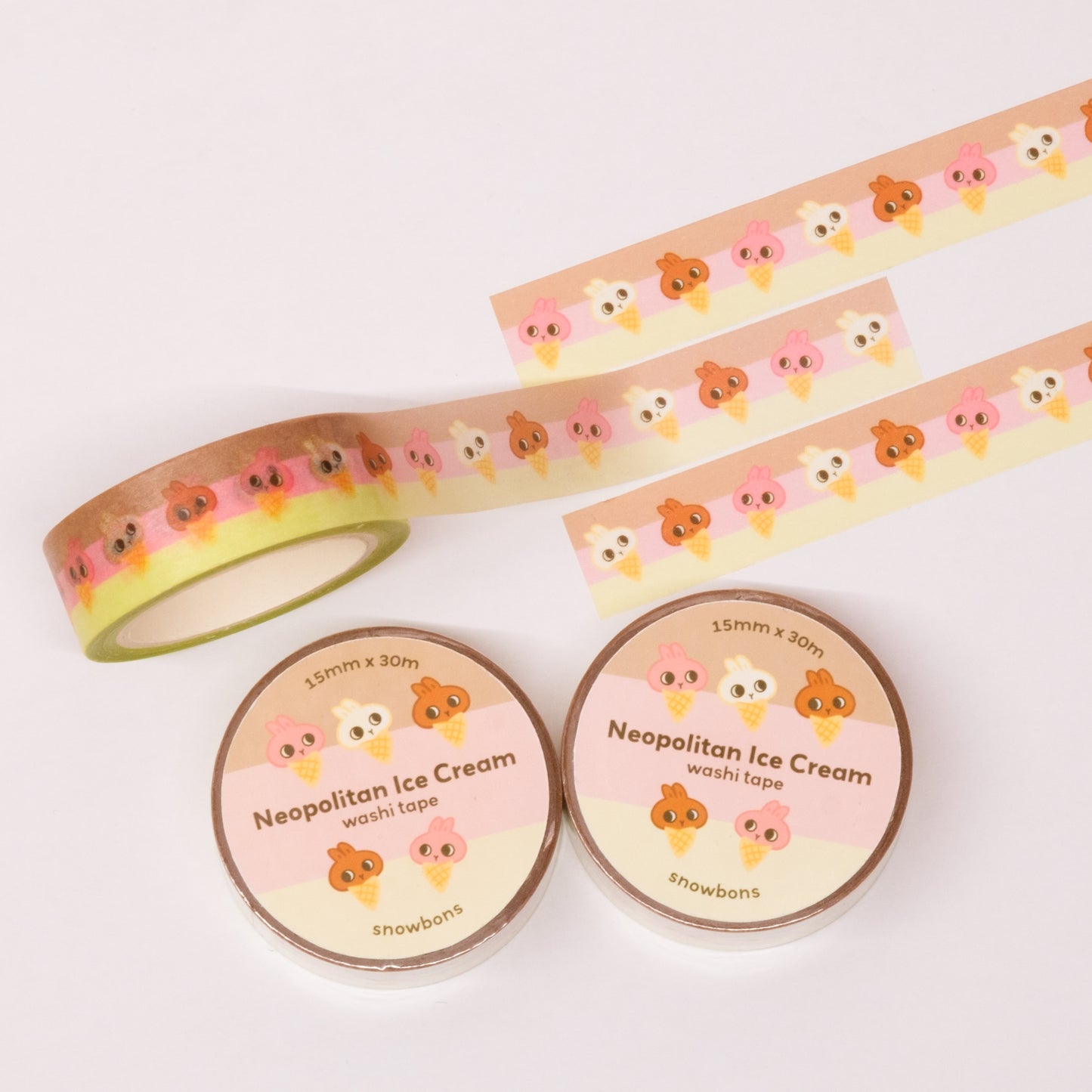 Ice Cream Bunny Washi Tape