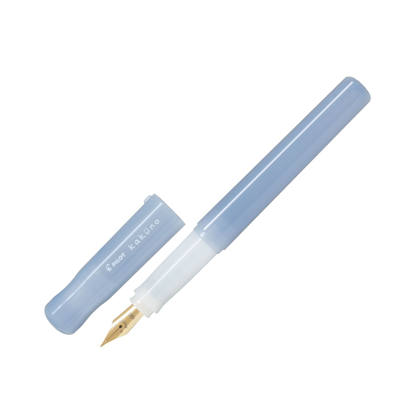 Pilot Kakuno Smiley Face Fountain Pen - Madoromi - Periwinkle