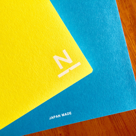 Nombre A5 Notebook N (#02 Yellow & Sky Blue)