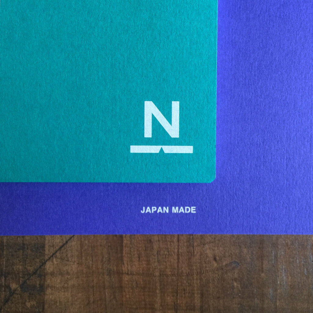 Nombre A5 Notebook N (#04 Peacock Green & Royal Blue)