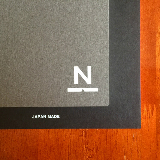 Nombre A5 Notebook N (#14 Dark Gray & Black)