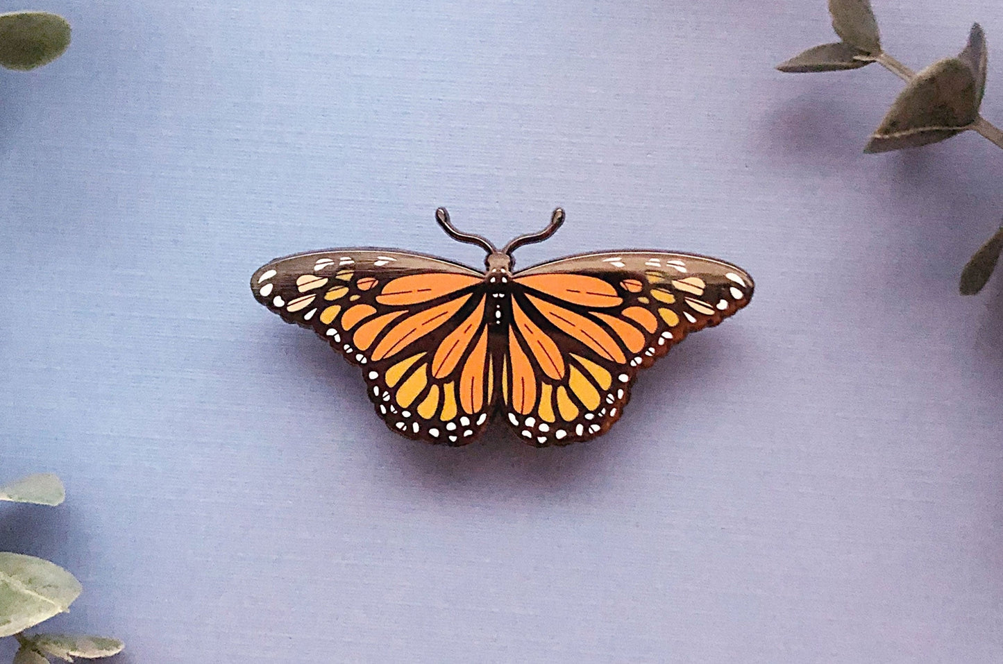 Monarch Butterfly (Danaus Plexippus) Enamel Pin