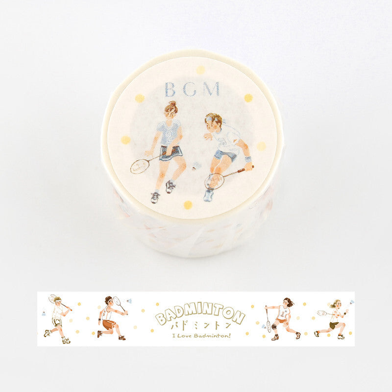 Sports Washi Tape - Badminton