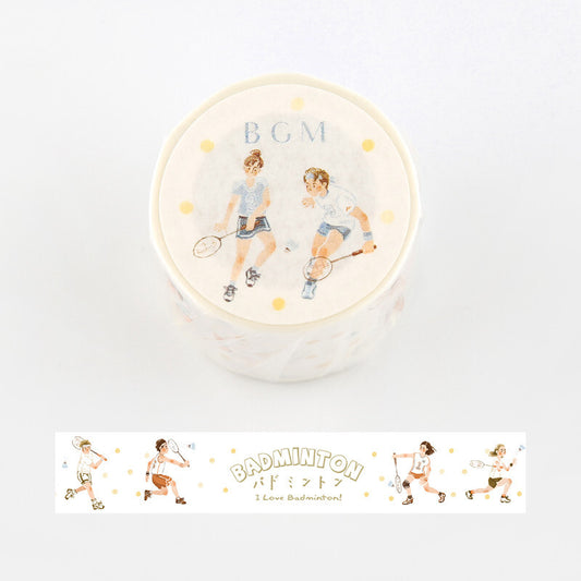 Sports Washi Tape - Badminton