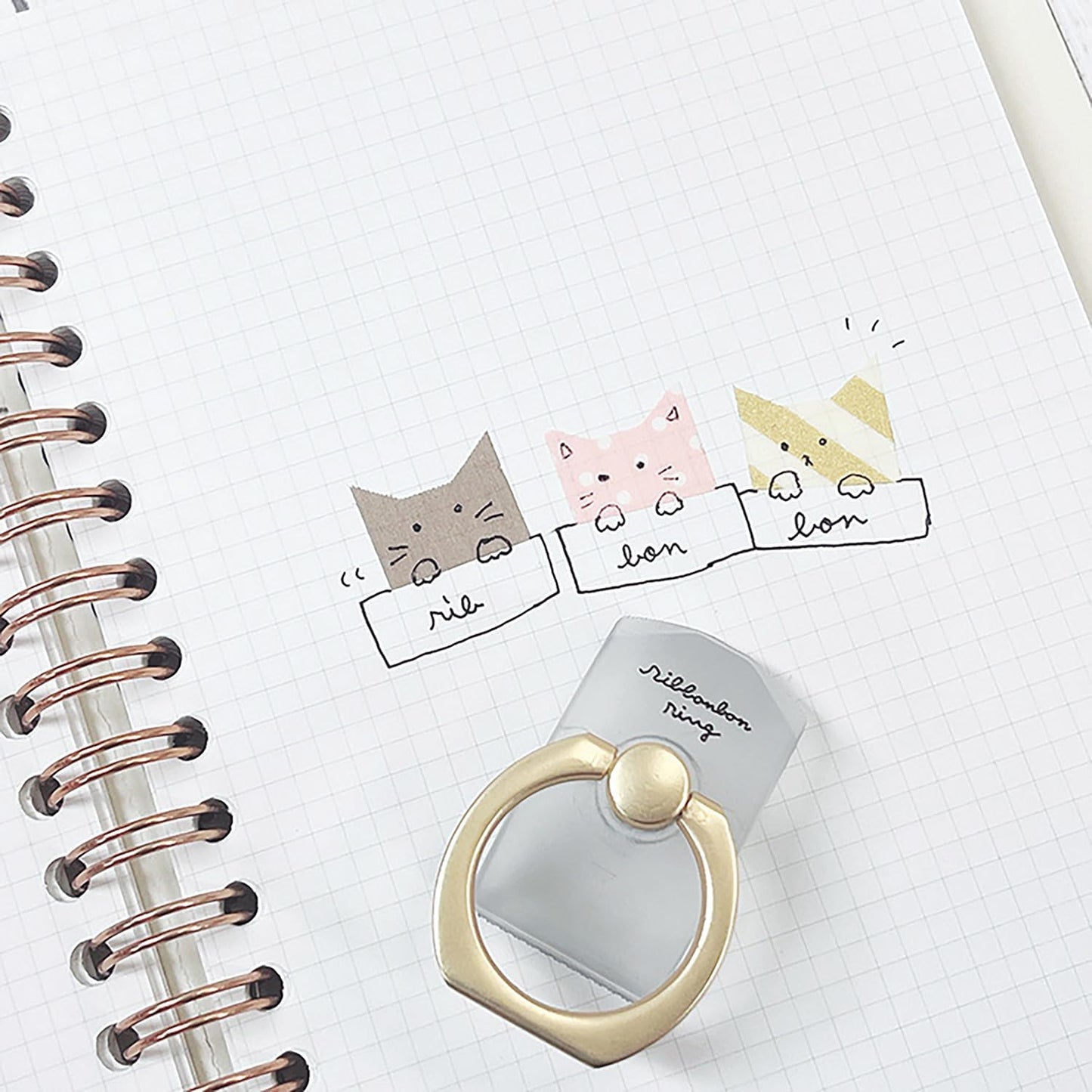 Ribbon Bon Washi Tape Cutter - Cat