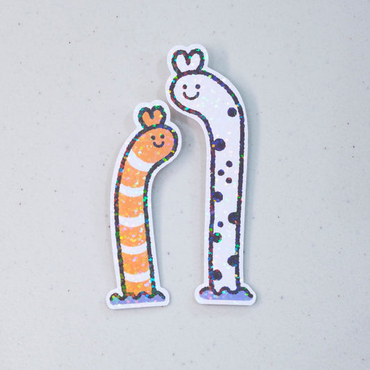 Garden Eels Large Vinyl Sticker