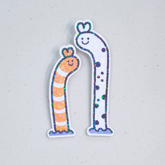 Garden Eels Large Vinyl Sticker