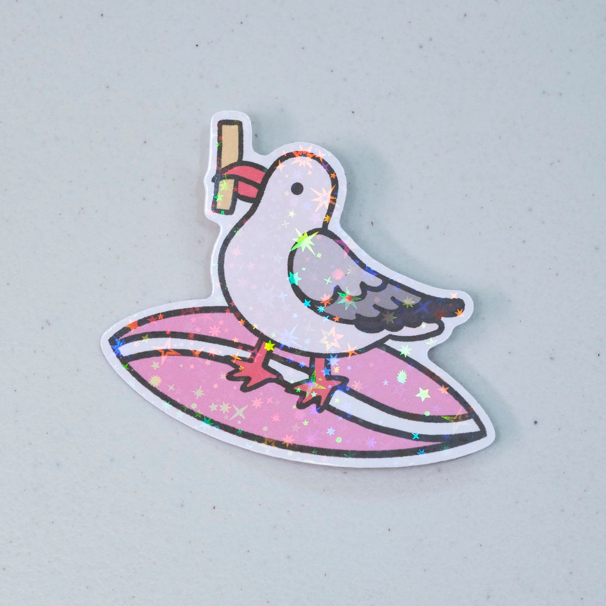 Chip Snatcher Seagull Large Vinyl Sticker