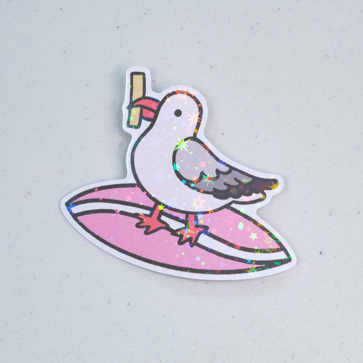 Chip Snatcher Seagull Large Vinyl Sticker