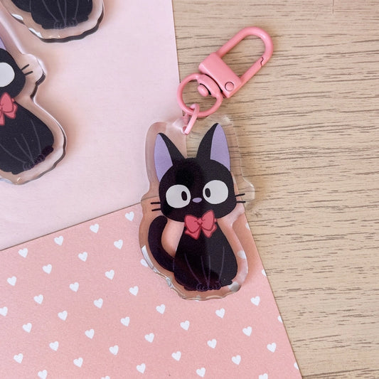 Studio Ghibli - Jiji Cat Keychain