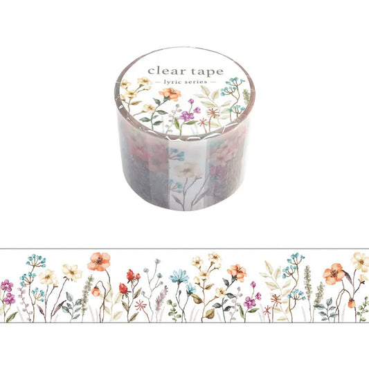 Lyric Series Clear Tape - Flower 5