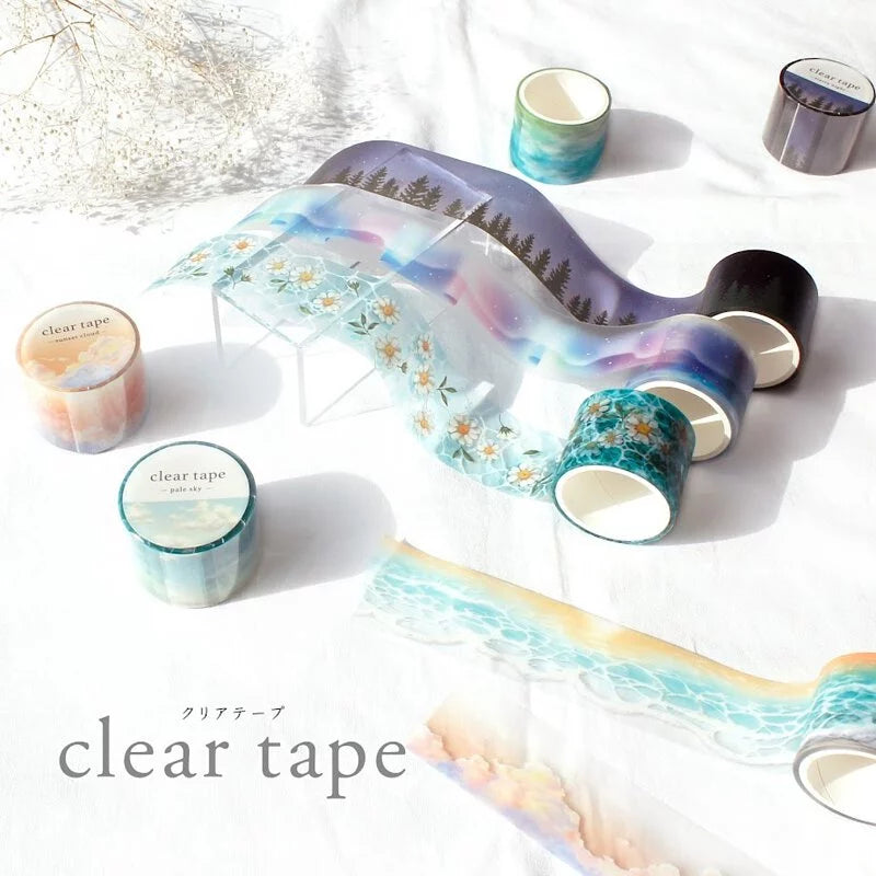 Pale Sky Clear Tape