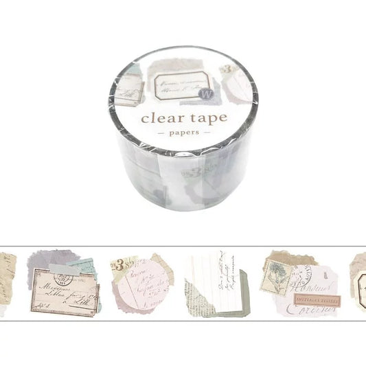 Papers Clear Tape