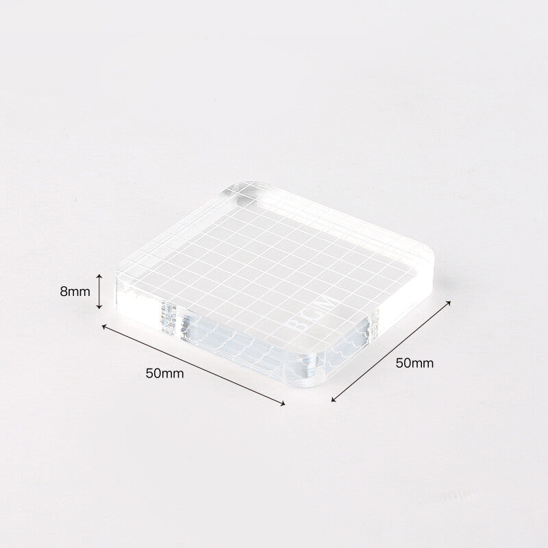 Clear Stamp Acrylic Block - Grid