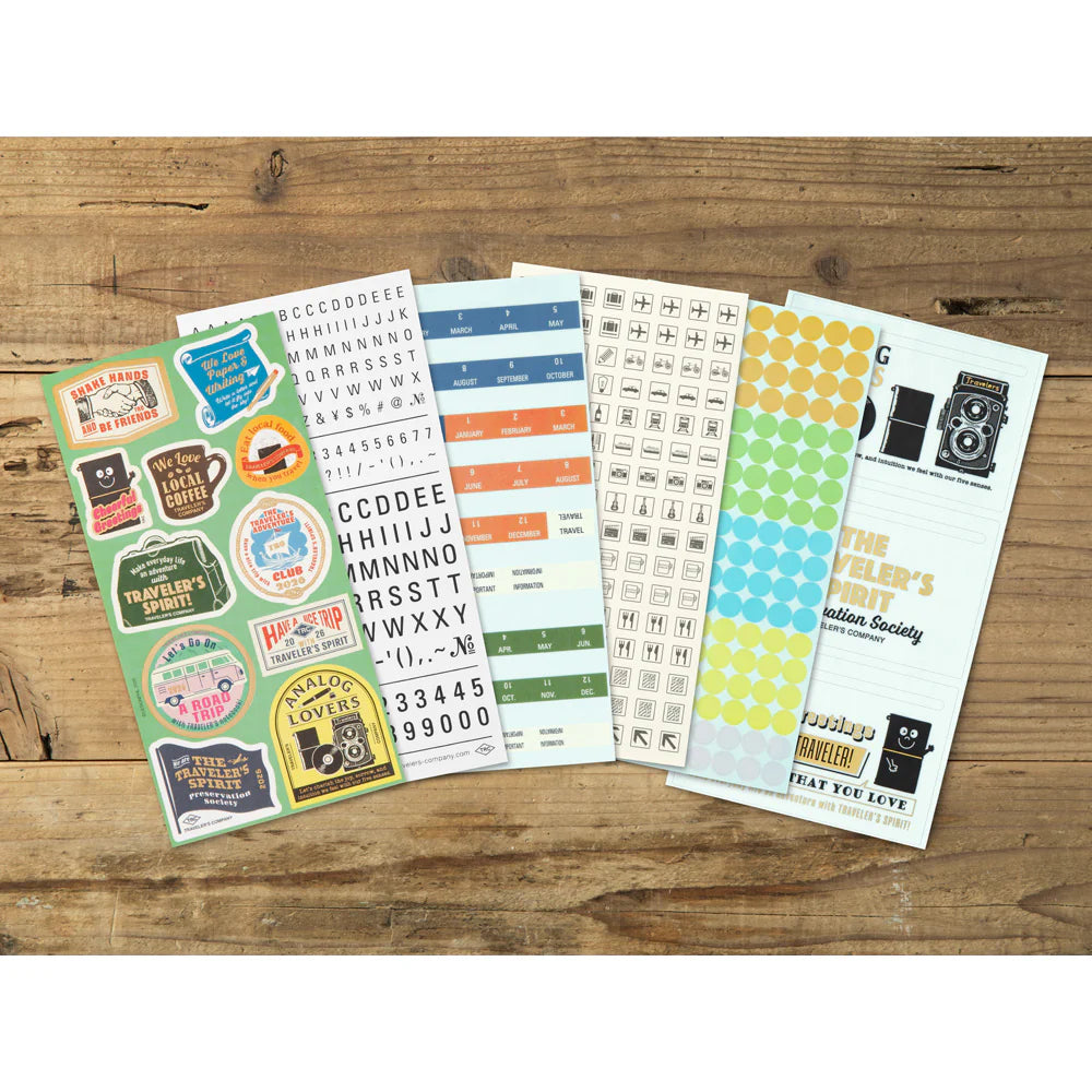 2026 Traveler's Notebook Sticker Set