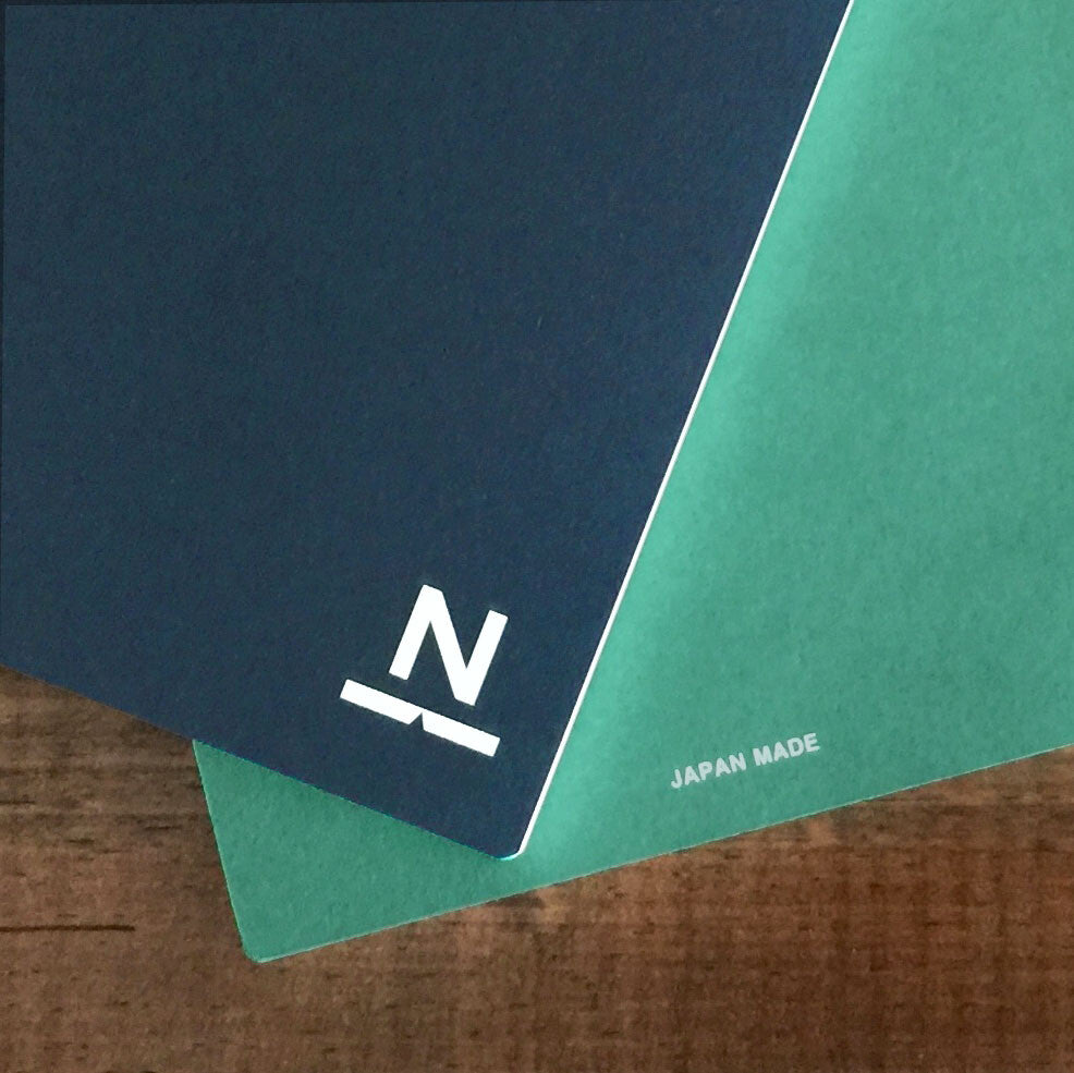 Nombre A5 Notebook N (#16 Dark indigo & Jade)