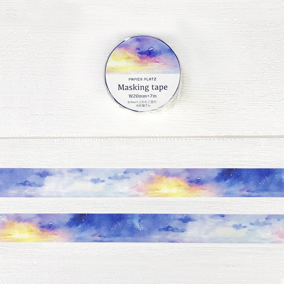 Papier Platz x AWA Washi Tape - Sunset