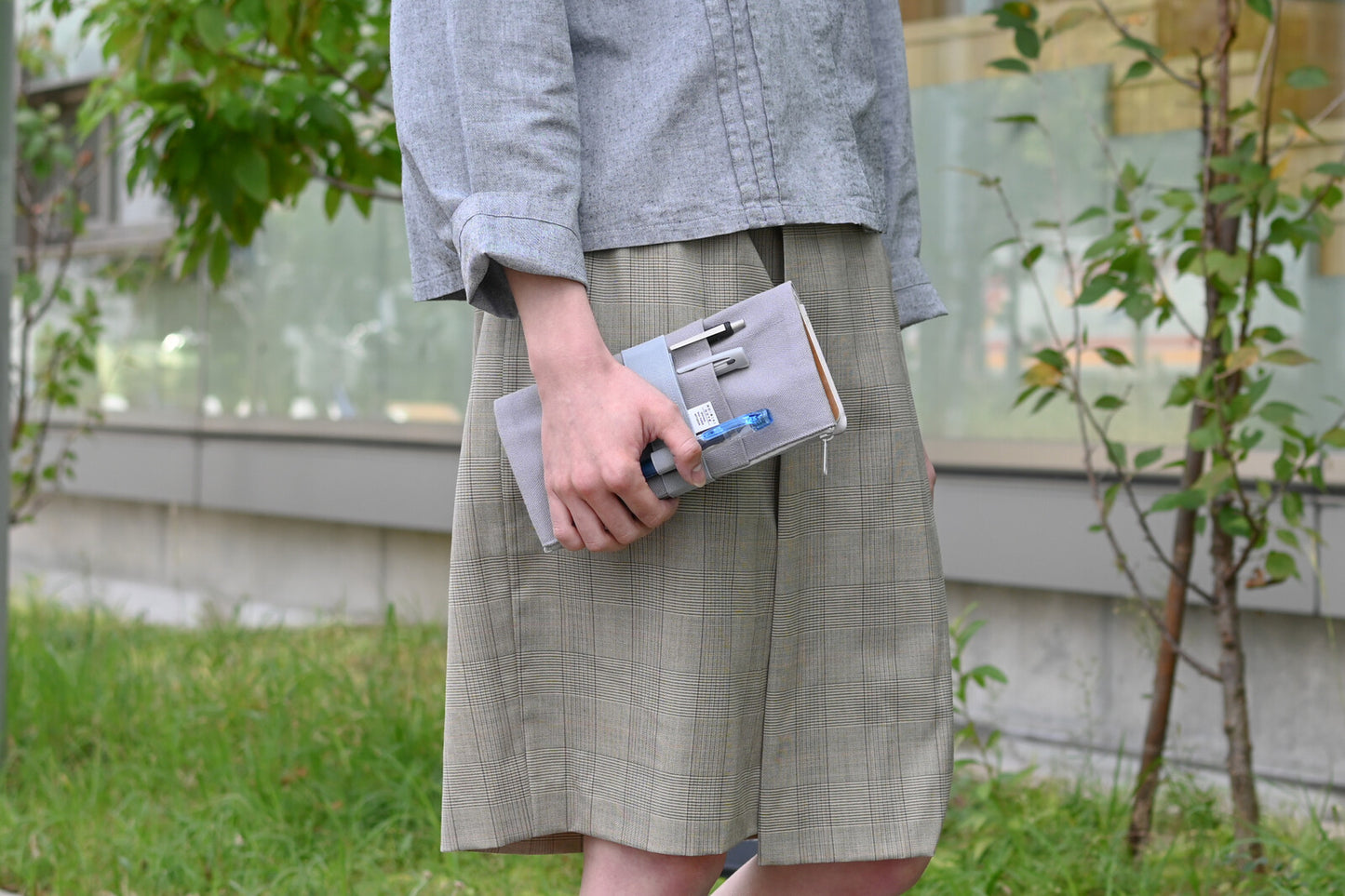 RO-BIKI Note Canvas Cover - Cool Grey