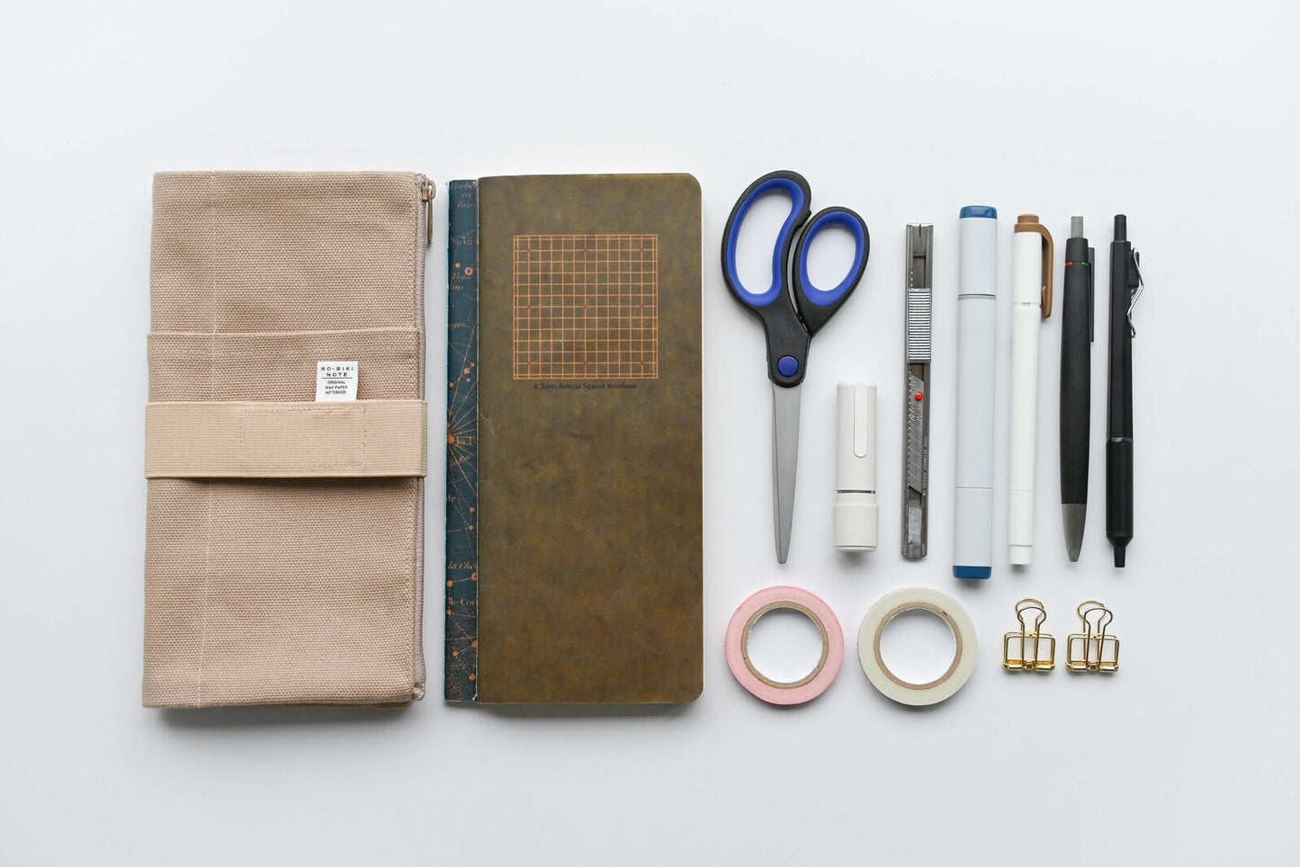 RO-BIKI Note Canvas Cover - Mint Green