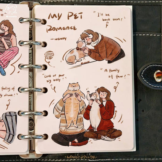 My Pet Romance - M6/A7 organiser dividers