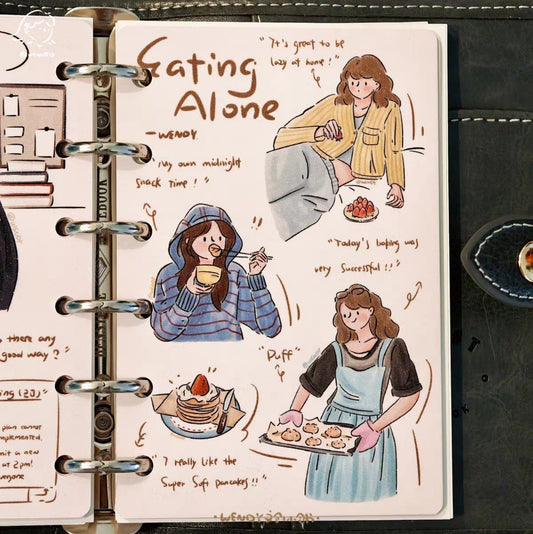 Eating Alone - M6/A7 organiser dividers